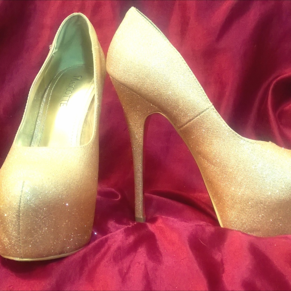 Mascotte Gold Glitter Stiletto